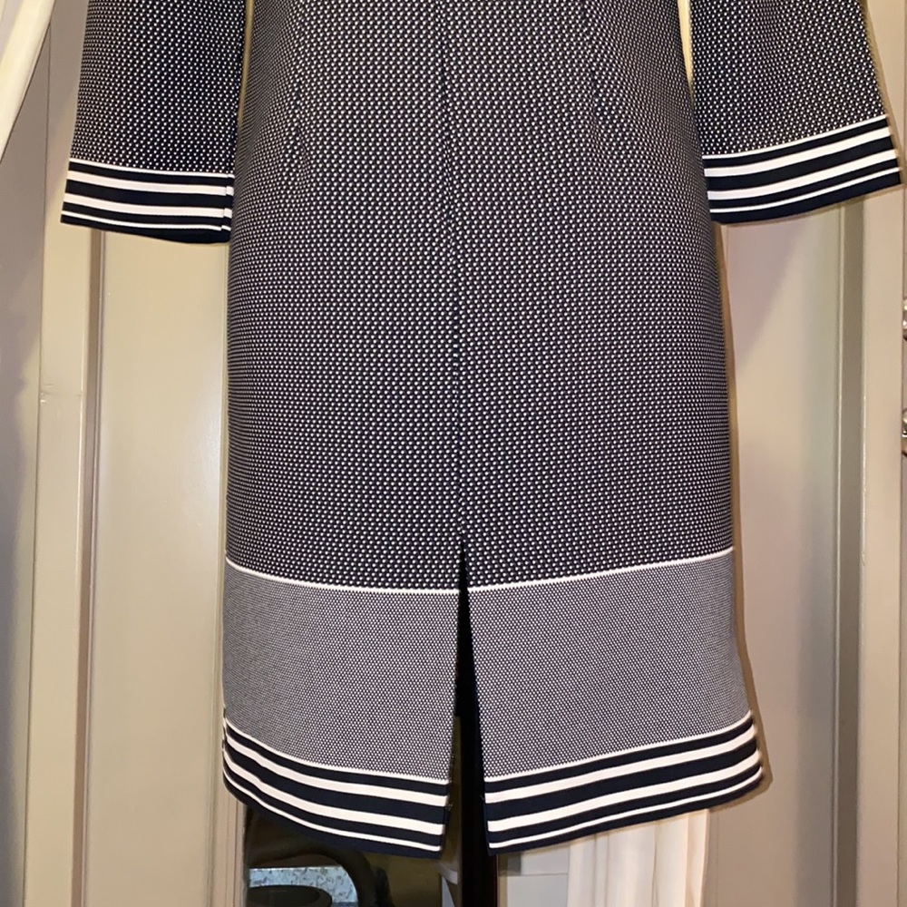 Ann Taylor womens work dress black & white size 0​ - Picture 6 of 10